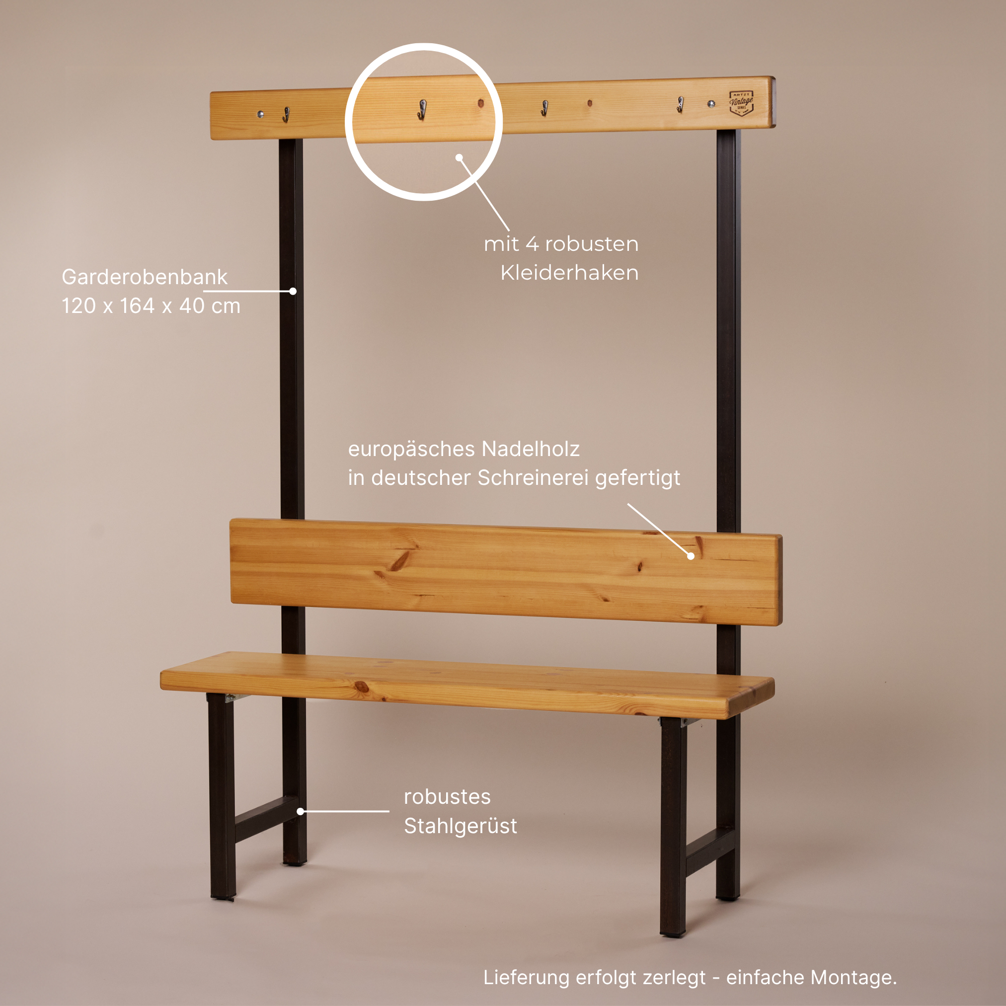 Garderobenbank | ARTZT vintage