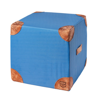 Cube Sitzwürfel blau | ARTZT vintage
